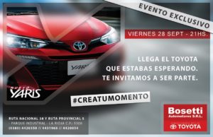 Evento Lanzamiento del Nuevo Toyota Yaris