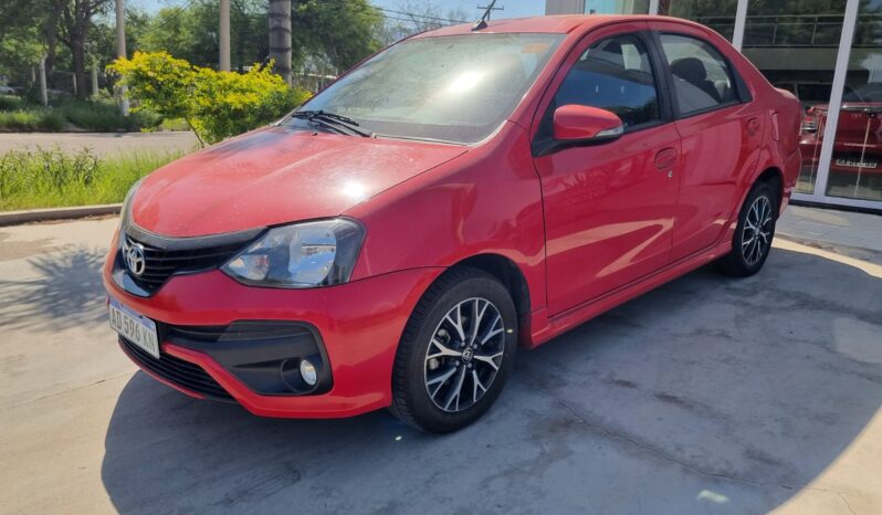 TOYOTA ETIOS XLS 1.5 AT 4P 2019 lleno