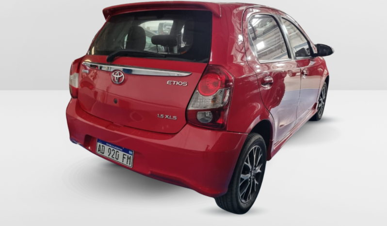 TOYOTA ETIOS XLS 1.5 AT 5P 2019 lleno