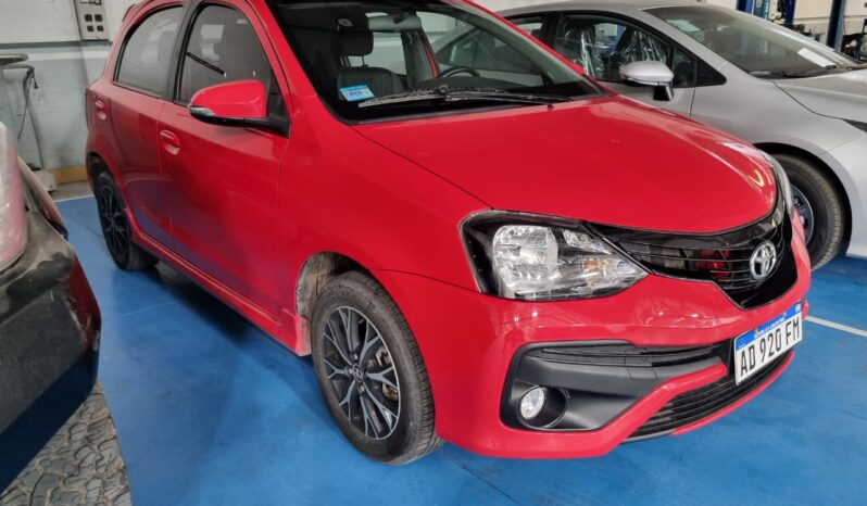 TOYOTA ETIOS XLS 1.5 AT 5P 2019 lleno