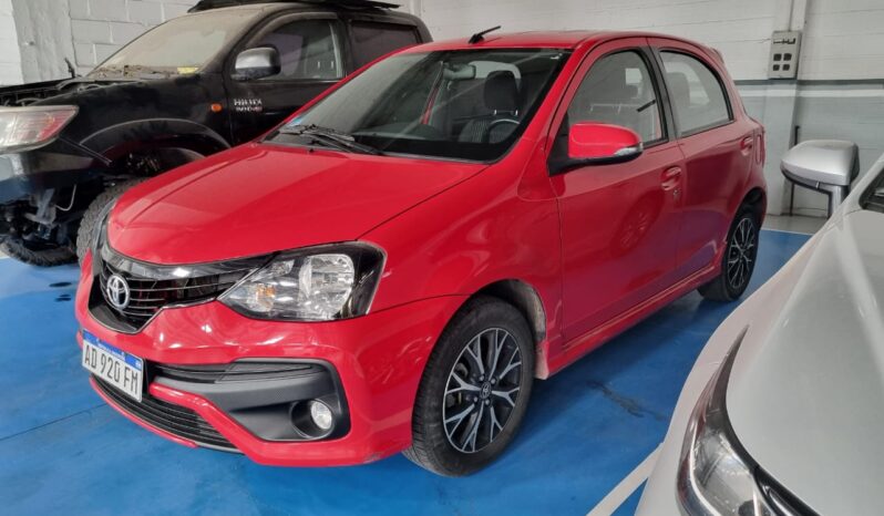 TOYOTA ETIOS XLS 1.5 AT 5P 2019 lleno