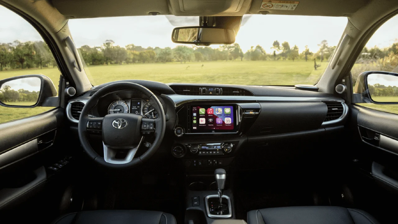 Interior de Toyota Hilux